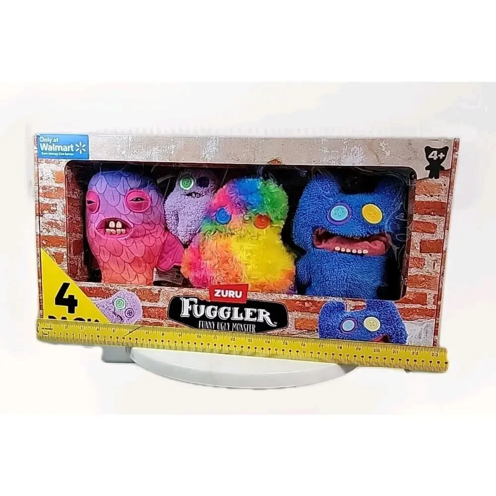 Zuru Fuggler Multipack Walmart Exclusive 4 Ugly Monster Plush